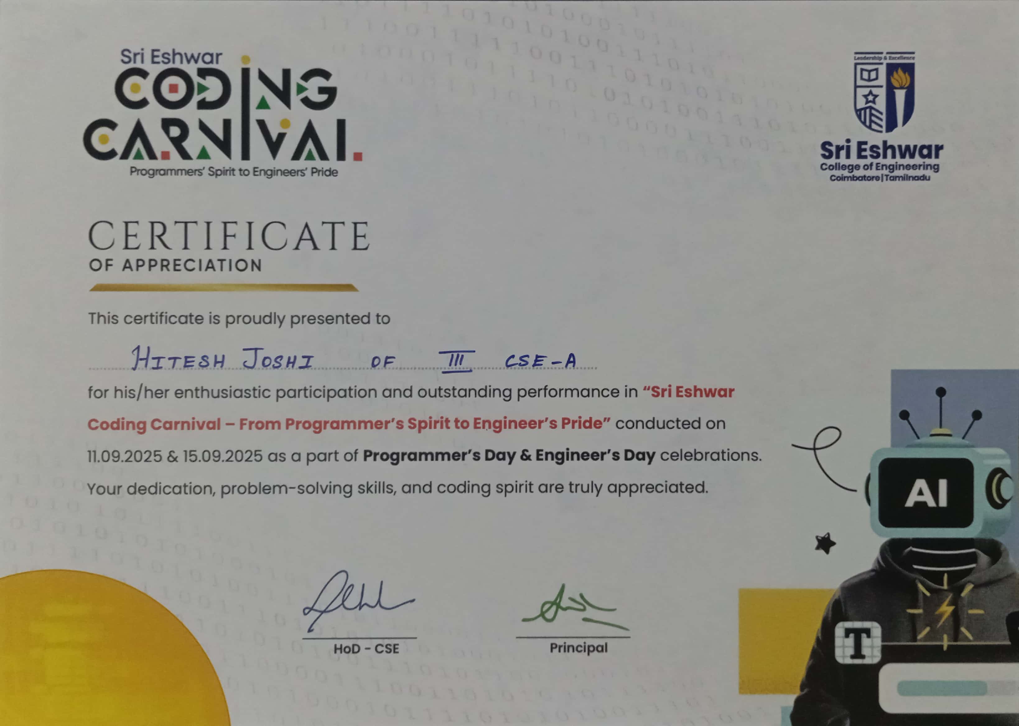 Coding Carnival 2025