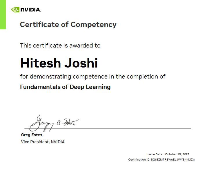 Nvidia Deep Learning